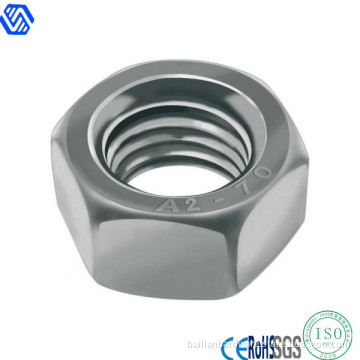 Stainless Steel A2 Metrical Hexagon Nut M4